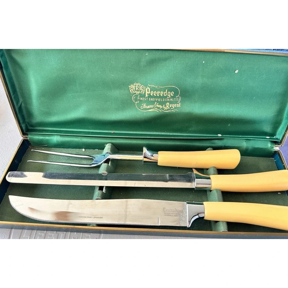 VTG Regent Stainless Knife Set Sheffield England